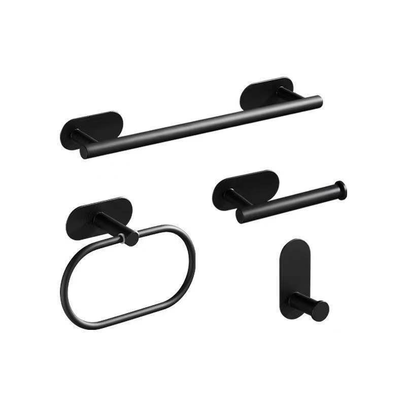 Set Di 10 Accessori Per Il Bagno Con Barra Portasciugamani In Acciaio Inox SUS304, Da Parete, 61 Cm, Supporto Per Carta Igienica, Anello Per Asciugamani E Gancio Per Asciugamani - 3