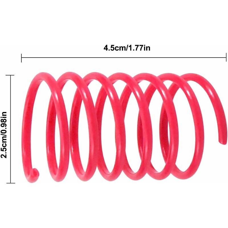 Giocattolo a molla per gatti, 24 pezzi Molle a spirale colorate per gatti  Giocattolo per gatti giocattolo creativo e interattivo Giocattolo per gatti  Giocattoli per gatti