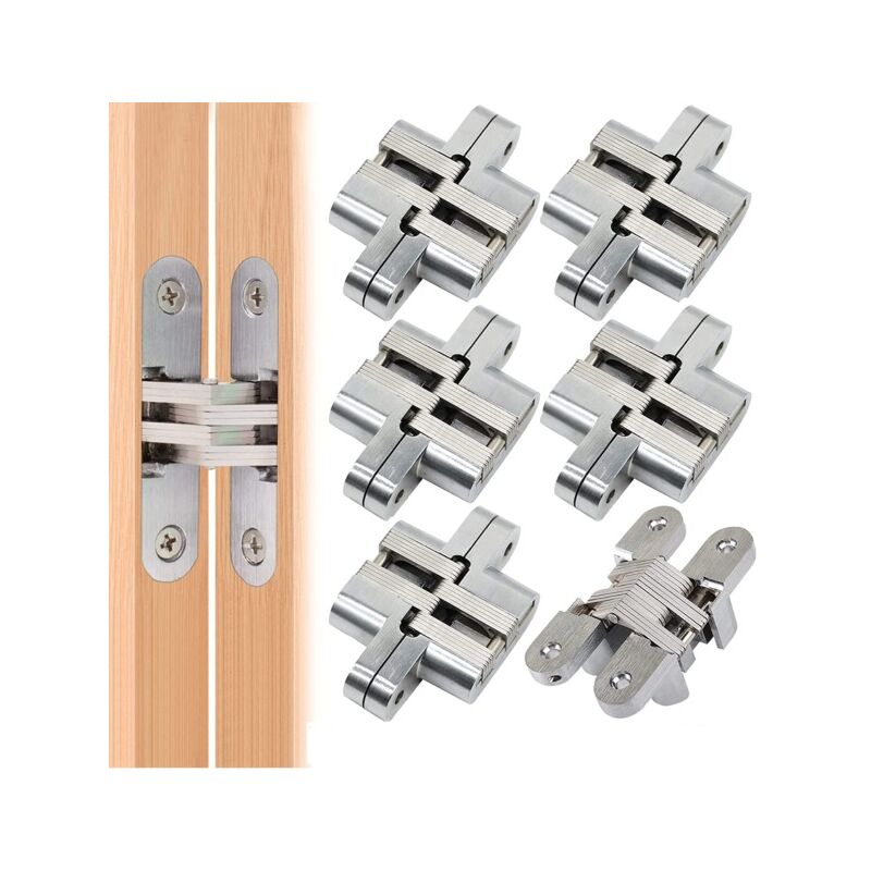 Cerniere Per Porte In Legno - 5 Pezzi Acciaio Inox, Senza Viti, Per Mobili Pesanti, 1.5 Pollici - Foto 8