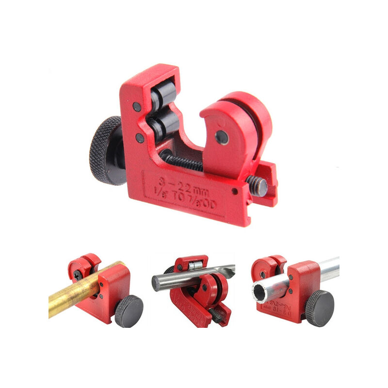 DMJJSD® Mini Tagliatubi 3-22 Mm Tagliatubi Piccolo Mini Tagliatubi Tagliatubi In Rame, Per Tagliare Tubi In Rame, PVC, Alluminio, Plastica