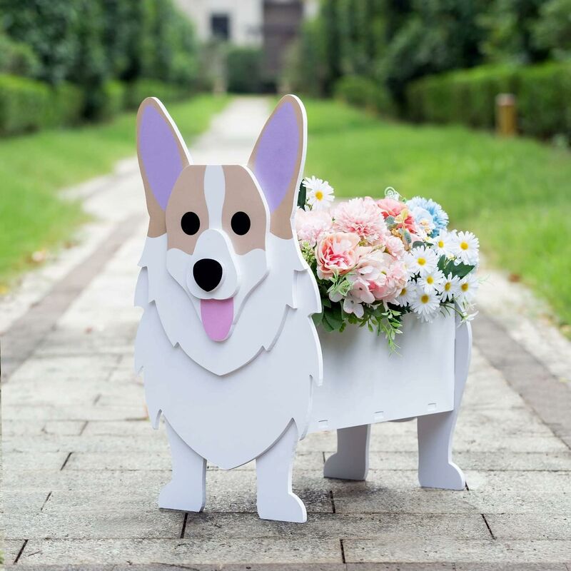 Simpatico Gatto Cane Vasi Piante Grasse Fioriera In Resina - Foto 14