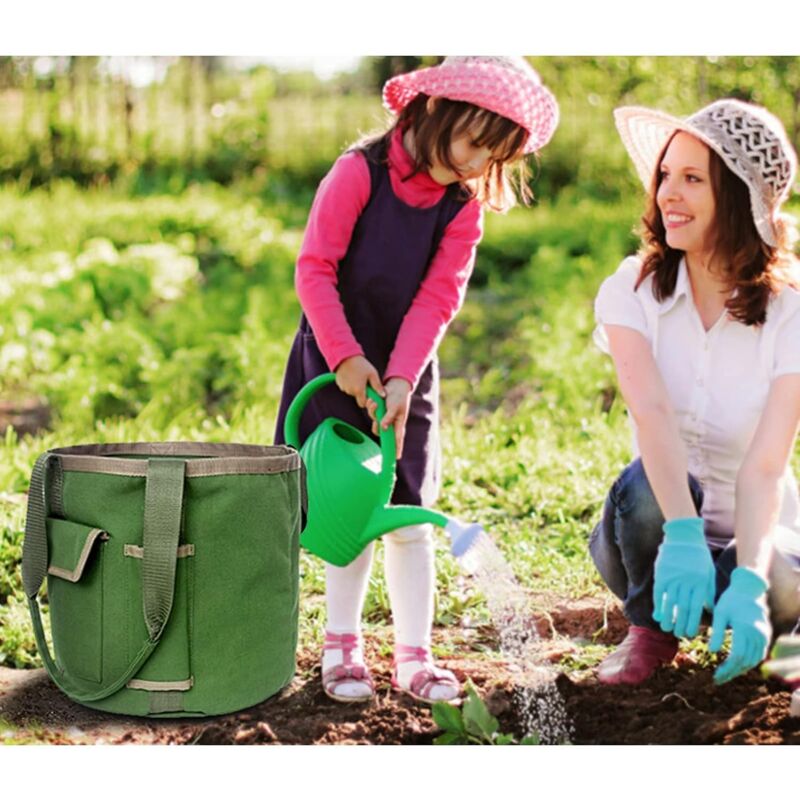 TG. 30 Gallon HardShell) Fiskars Borsa da giardino a canguro con