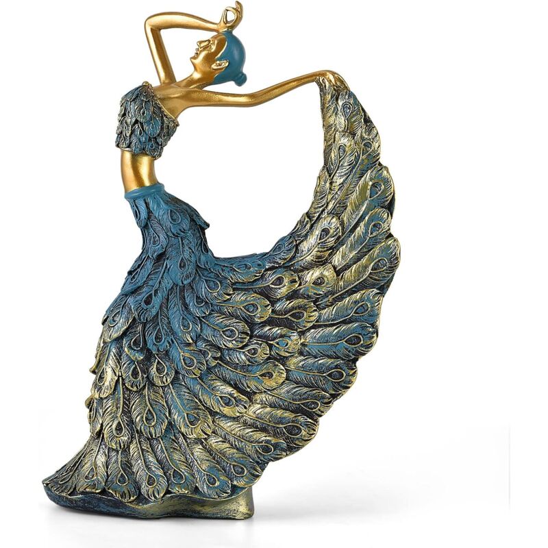 Insiswiner - Scultura artigianale in ceramica con fiori da appendere per la casa in 3D, decorazione da parete per soggiorno, camera da letto, peonie rosa (confezione da 3
