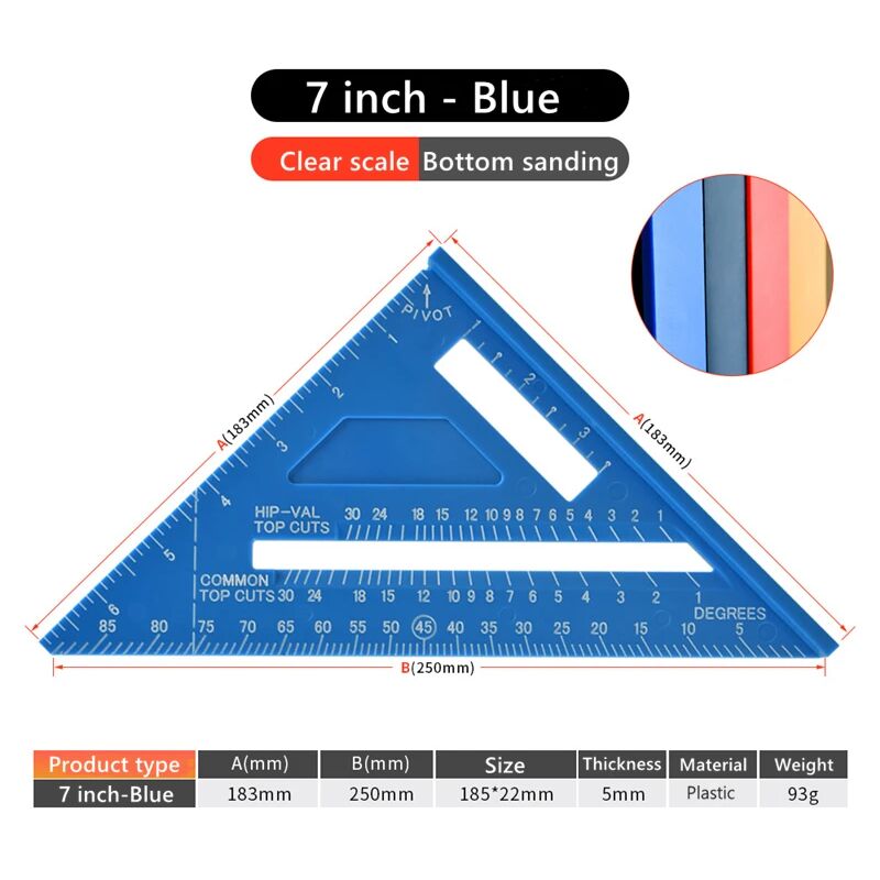 Misuratore Altezza Per Lavorazione Legno - In Lega Alluminio, Con Scala Per Misurazione Profondità, Design Cavo - Foto 5