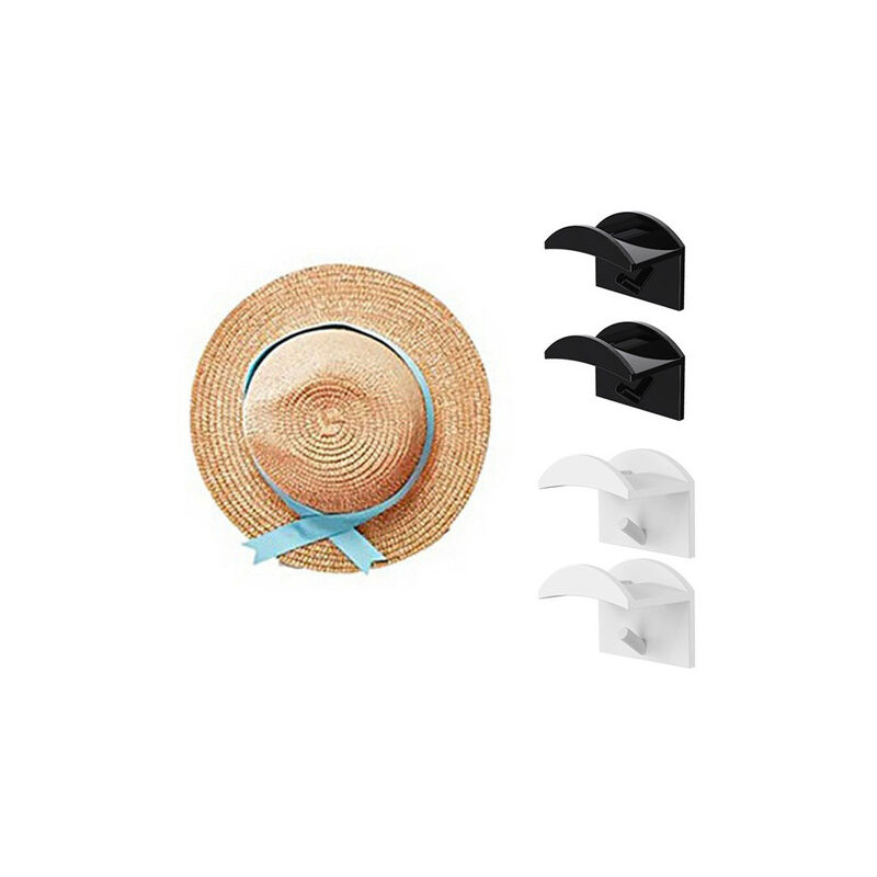Organizer Da Porta Con 24 Tasche Trasparenti Per Cappelli - Appendiabiti A Muro Per Collezione Di Berretti, Grigio - 4