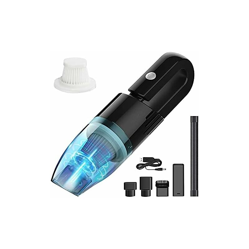 Aspirapolvere Auto Portatile 2-in-1 Ricaricabile - Soffiatore E Aspirazione 7000Pa - Foto 8