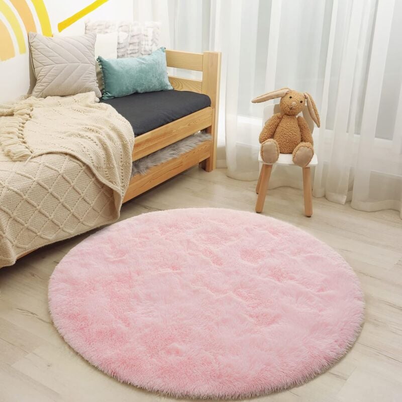 4x4 piedi rosa rossore tappeto rotondo per camera da letto