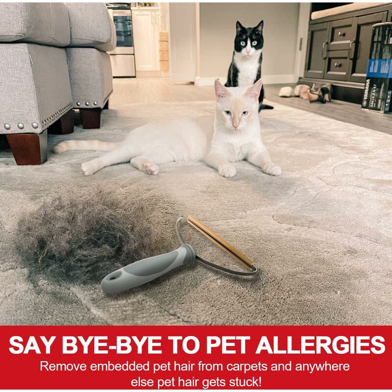 SUOXU Dispositivo di rimozione dei pelucchi su tappeto Dispositivo di rimozione dei peli di animali domestici portatile,raschietto a rullo per tappeti,rasoio riutilizzabile in tessuto Pet Hair Remover