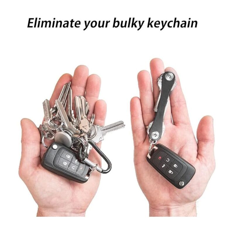 Organizer Per Chiavi BASEMAN - Portachiavi Moderno Con Chiusura Magnetica, Per 3-8 Chiavi - Foto 2