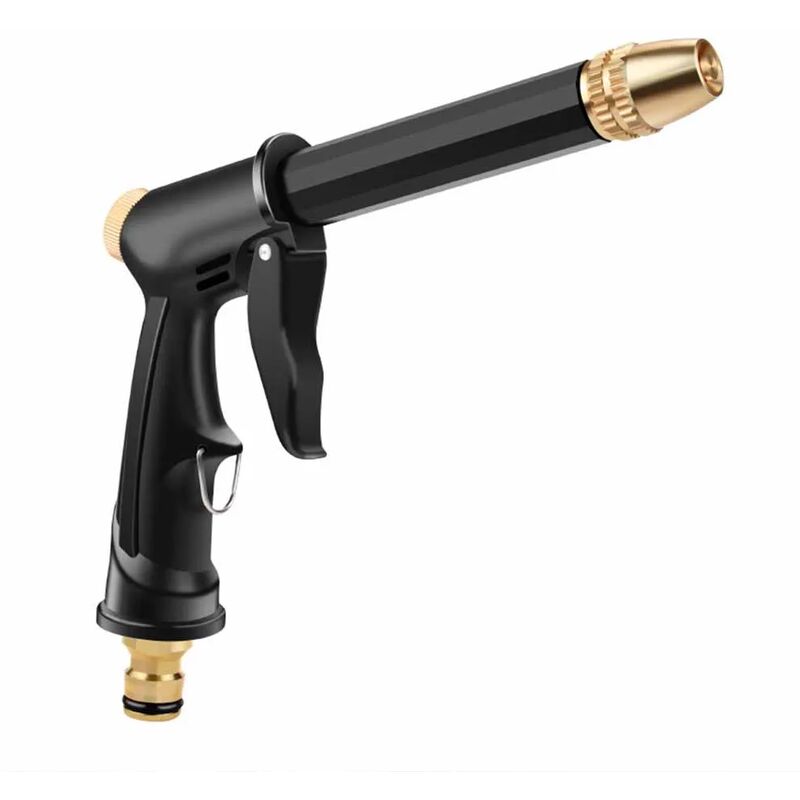 Spruzzatore di schiuma Autolavaggio Pistola a schiuma Tubo da giardino Ugello a spruzzo 6M Gamma di spruzzo per impianti di lavaggio auto Irrigazione e docce di animali domestici(Giallo