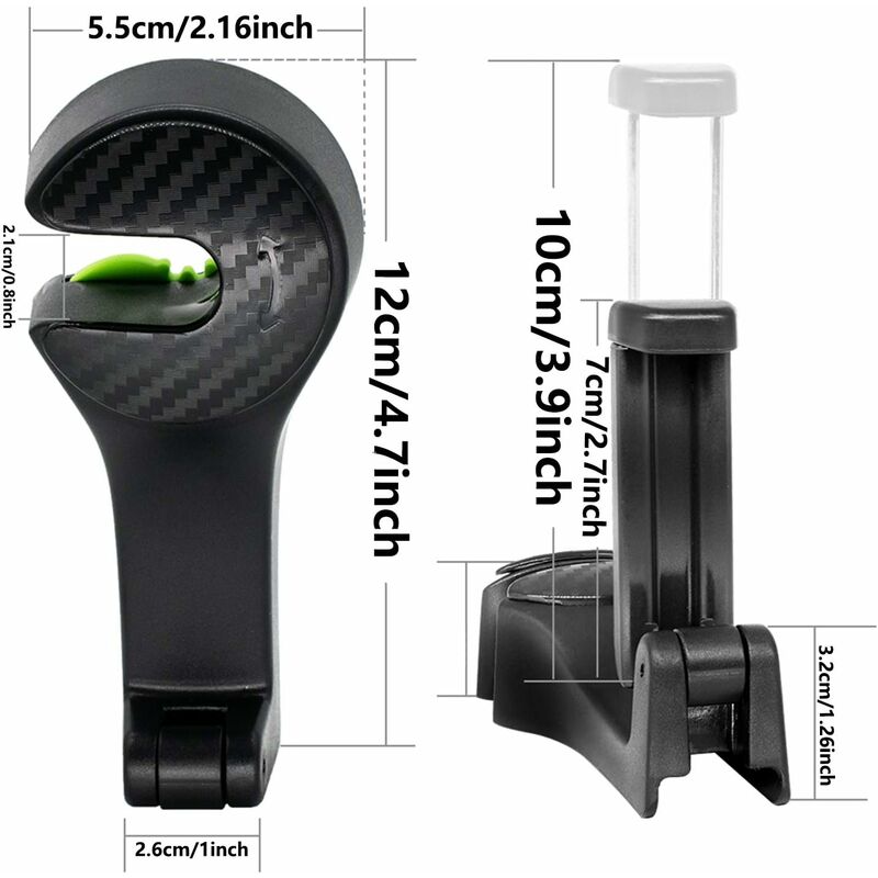 Ganci Poggiatesta Auto Con Strass - 2 Pezzi In Acciaio Inox | Per Bagagli E Accessori - Foto 5