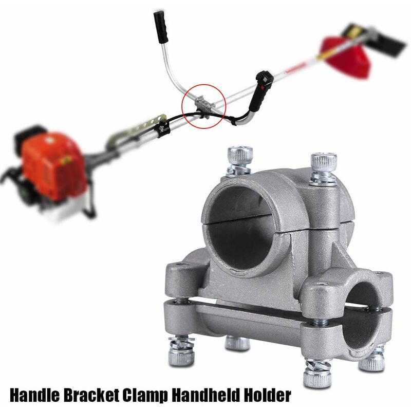 Morsetto Per Maniglia Trimmer | Per Strimmer E Tosaerba | In Lega Alluminio | 26mm O 28mm - Foto 8