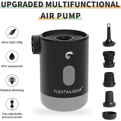 Pompa Elettrica Portatile 2-in-1 - Gonfiaggio E Sgonfiaggio, 3600mAh, Per Materassi E Piscine - Foto 11