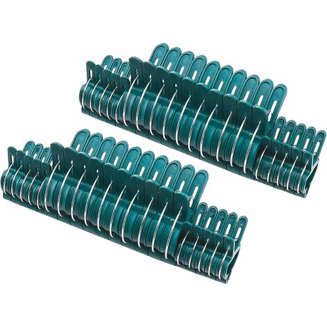 Clip per Piante da Giardino 100 Pezzi Garden Trellis Plant Pomodoro Verdure Clip di Fissaggio Plastica Bianca Riutilizzabile per Piante di Supporto per Piante Aiuta Le Piante a Crescere Meglio