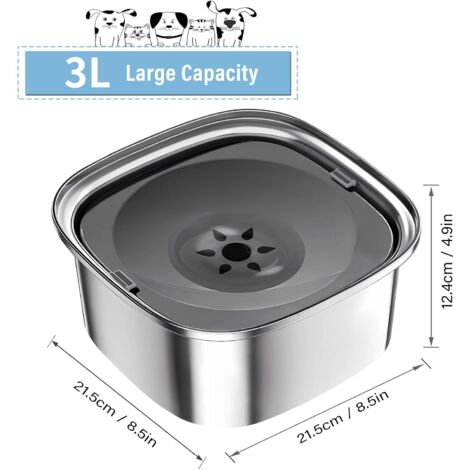 Distributore Acqua Automatico Abbeveratoio Automatico Per Animali - Ciotola Acqua Acciaio Inox Per Cani, Pollame E Bestiame Distributore Acqua - 10