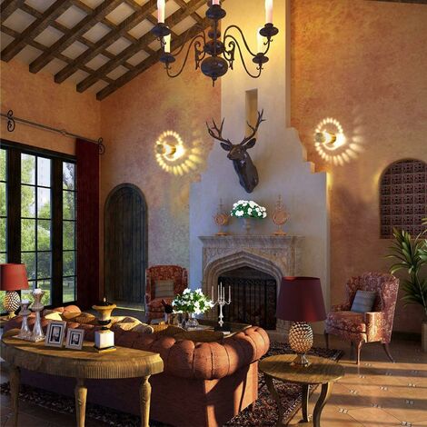 Viitech LED Lampada Da Parete, E27 Metallo Moderno Applique Da