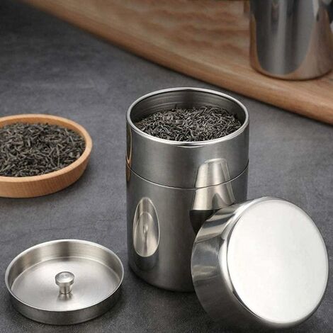 Contenitore porta chicchi caffè in acciaio inox 304 design