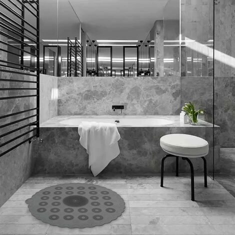 Tappeto da bagno antiscivolo e antimuffa con ventose potenti e fori di drenaggio, tappetino per vasca da bagno, (92*40CM) | Leroy Merlin