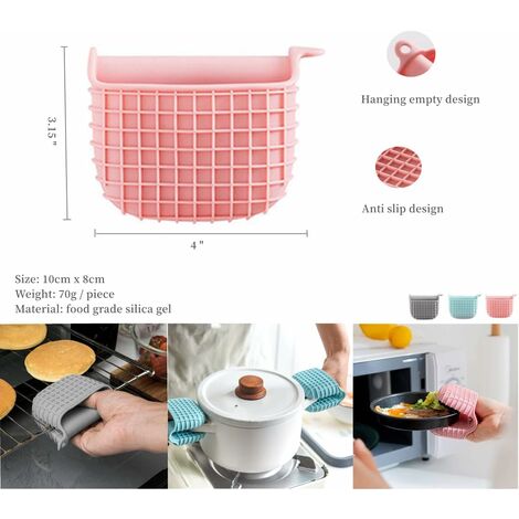 COPPIA PRESINE SILICONE PENTOLE PENTOLA PRE CUCINA RESISTENTE PRESINA MANI  FORNO