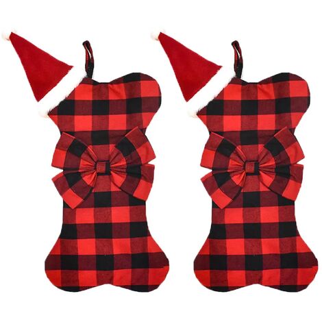 Calza Di Natale Per Gatti Con Iniziale J Personalizzata: Decorazione Natalizia In Iuta Con Campana, Regalo Per Animali Domestici - 2