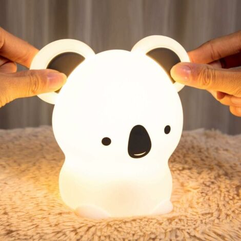 Luce Notturna per Bambini, Luce Notturna per Bambini, Luce Notturna a LED  Ricaricabile con Spina Elettrica, Lampada da Comodino Touch, Luce Notturna  Portatile Koala Ragazza Ragazzo Adulto, Lampada USB