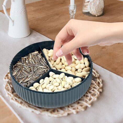 Goiio Scatola Porta Snack 12 Scomparti – Con Divisori Regolabili – 26x13x4 Cm – Per Lavastoviglie E Microonde