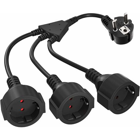 Prolunga Elettrica REV Ritter 10m Con Spina Di Protezione - Cavo H05VV-F 3G1,5 Mm² Arancione Per Interni - Foto 8