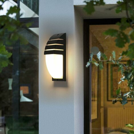 Lampada Da Parete Esterna Ginkgo LED 100cm 32W Nero IP65 Per Giardino E Terrazzo - 2