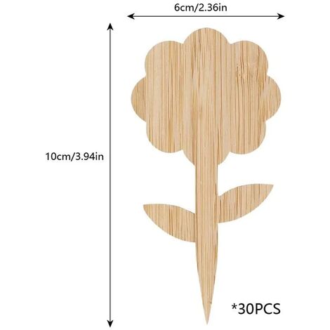 15 Etichette Per Piante In Legno Arricraft – Con Nomi Di Erbe Aromatiche Stampati, 15 Cm, Per Giardinaggio