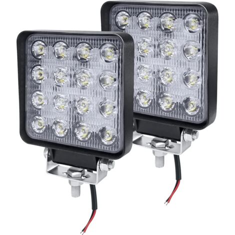 Faretto da lavoro a LED da 12 V e 300 W, 7 pollici, 144 W, faretto per