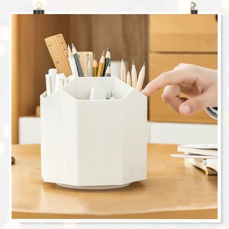 Per Portapenne Esagonale Girevole, Portapenne