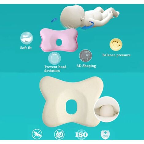 Cuscino Anti Testa Piatta Per Neonati PRETTYLE - Morbido E Sicuro Per Culle E Passeggini - Foto 3