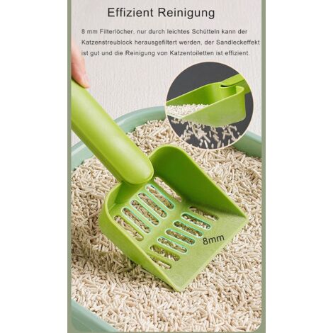 Paletta Per Lettiera Gatto Con Rete - Ideale Per Pulizia Sabbia, Per Gatti E Rettili - Foto 12