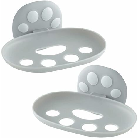 2 Portasapone Adesivi Per Doccia E Bagno - Con Scolo, Design Moderno E Facile Da Installare - Foto 6