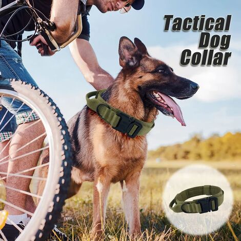 Collare Per Cani, Collare Militare, Collare Tattico Per Cani Con Manico, Per Cani Di Taglia Media Addestramento Alla Caccia Con Fibbia In Metallo Resistente 80696960