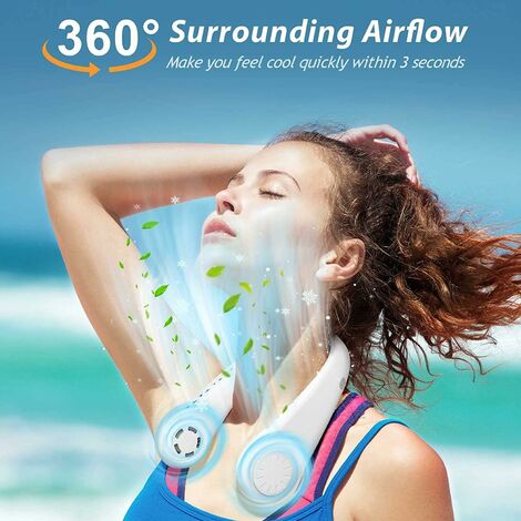 Ventilatore Portatile Ricaricabile 4000mAh - 3 Velocità, Pieghevole, Supporto Telefono - Foto 8