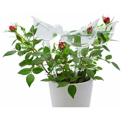 NICOLA Plant Watering Globes 2pcs Sistema di Irrigazione Automatica per Piante in Vaso Bulbi in Vetro a Forma di Fungo Decorativi per Interno Casa | Leroy Merlin