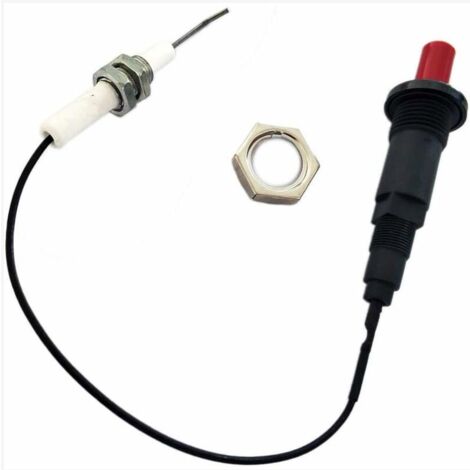 Kit Di Accensione A Scintilla Piezoelettrica Da 2 Pezzi, Accenditore A Pulsante Con Elettrodo Resistente Al Calore E Filo Da 1 Metro Tipo Di 1 Out 2 Adatto Per Caminetto A Gas Forno Riscaldamento - Foto 9