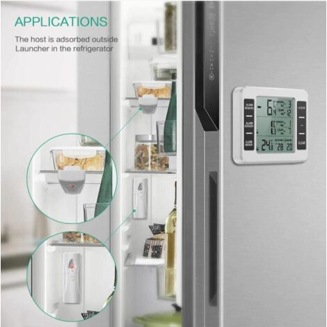 Termometro da frigorifero o congelatore termometro quadrante con zone di temperatura consigliate refrigeratore refrigeratore