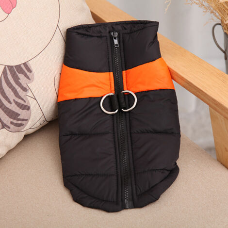 Cappotto Invernale Per Cani Piccoli E Medi - Impermeabile, Antivento, Con Zampe Integrate, Colore Arancione - Foto 2