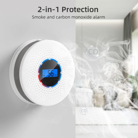 Oneconcept Rilevatore Di Fumo per Casa, Sensore Fumo E Supporto