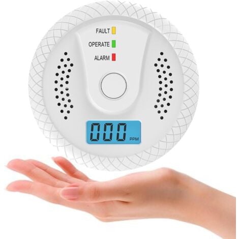 Rilevatore Monossido Di Carbonio Aicevoos - Portatile, Con Allarme, Schermo LCD, 0-2000PPM