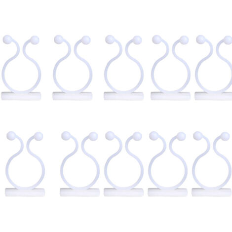 Cabilock 60 Clip Portapiante - Fermagli Per Orchidee E Rampicanti - 30 A Forma Di Coccinella + 30 A Forma Di Libellula - Plastica Colorata - 5