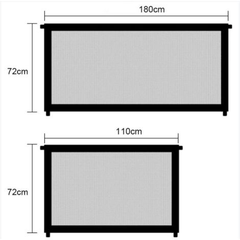 Cancello retrattile per scale, regolabile, 110/130 cm, rete di