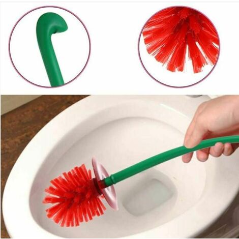 Set WC Cigno Creativo – Scopino E Portascopino In Plastica – Design Animale Per Decorare Il Bagno (Bianco)