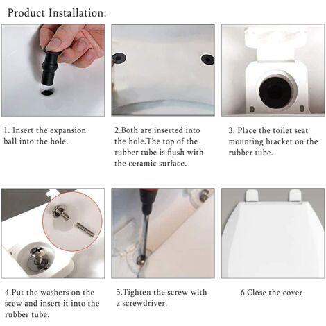 Chiave Di Montaggio Universale Per Sedile WC - Strumento Per Installazione E Riparazione, Con 3 Interfacce - Foto 9