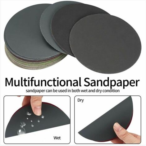 130 Dischi Abrasivi 50mm - Grana 80-10000, Per Smerigliatrici