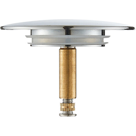 Tappo Scarico Vasca Push-Up Cromato 69mm - Ricambio Click Clack Per Vasca Da Bagno - Foto 7