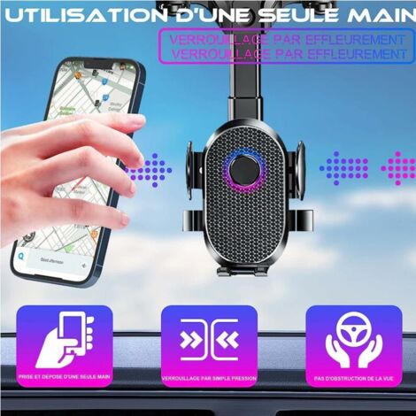 Porta Cellulare Da Auto Supporto Per Telefono Per Auto, Supporto Porta Reggi Pinza Da Specchietto Retrovisore Da Auto Portatarga Auto Magnetico - Foto 8