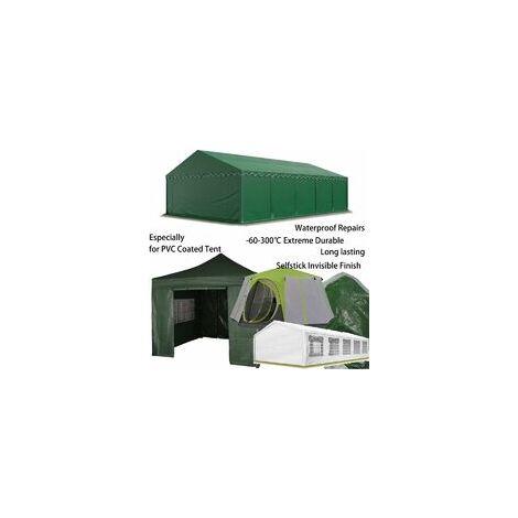 Nastro Riparazione Per Tende E Teloni In PVC | 7m X 5cm | Trasparente E Impermeabile | Forte Adesivo | Per Gazebo, Camion E Coperture